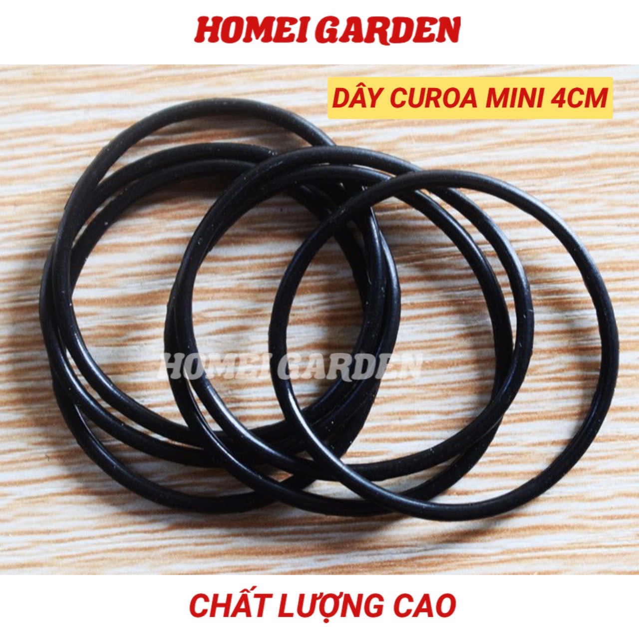 Dây curoa mini đường kính 30mm 40mm 50mm 90mm chất silicon mới 100%