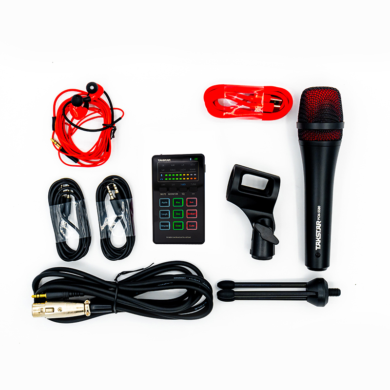 Combo trọn bộ mic thu âm chính hãng Takstar MX1 mini, tai nghe Ts-2260 và đầy đủ phụ kiện thu âm, livestream, hát karaoke online - AVSTAR - hàng chính hãng 