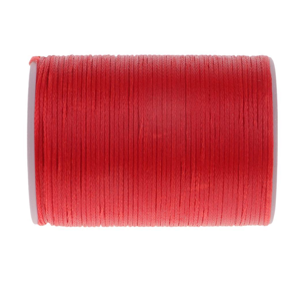 2 Rolls 150D Flat Polyester Waxed Thread for Leather Craft DIY