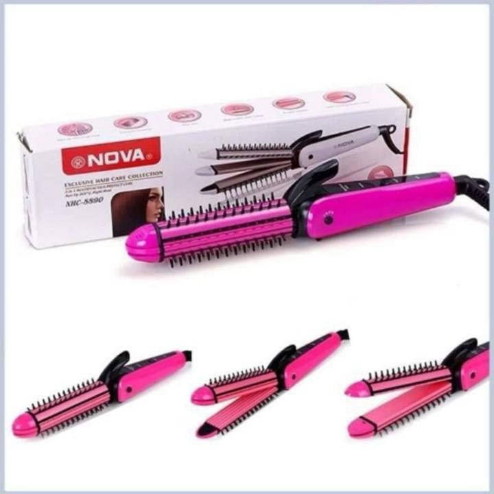 Lược điện đa năng 3 trong 1 No.v.a NHC-8890