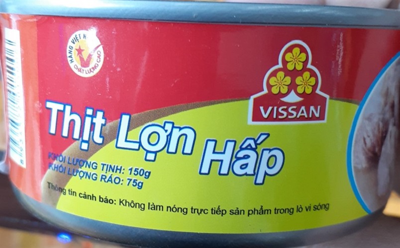 Thịt lợn hấp Vissan 175g