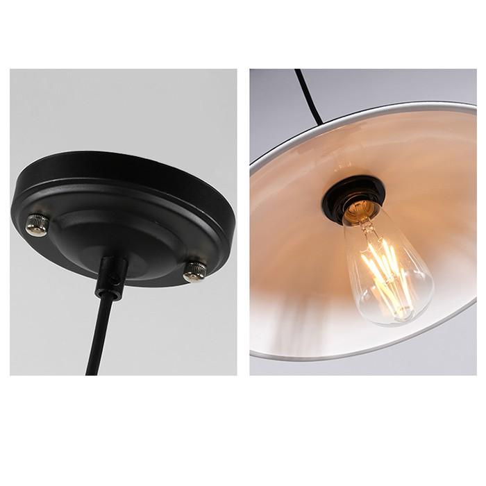 Đèn thả bàn ăn, trang trí quán cafe, nhà hàng ILYSA sơn tĩnh điện cao cấp dùng bóng Edision ST64 đẹp mắt