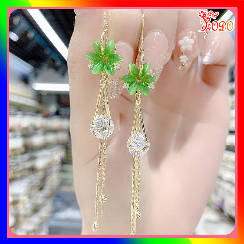 Bông tai kiểu xuân hè đơn giản thu đông đính đá trẻ trung cá tính TG326 dã ngoại sành điệu - [Thời Trang ToDo