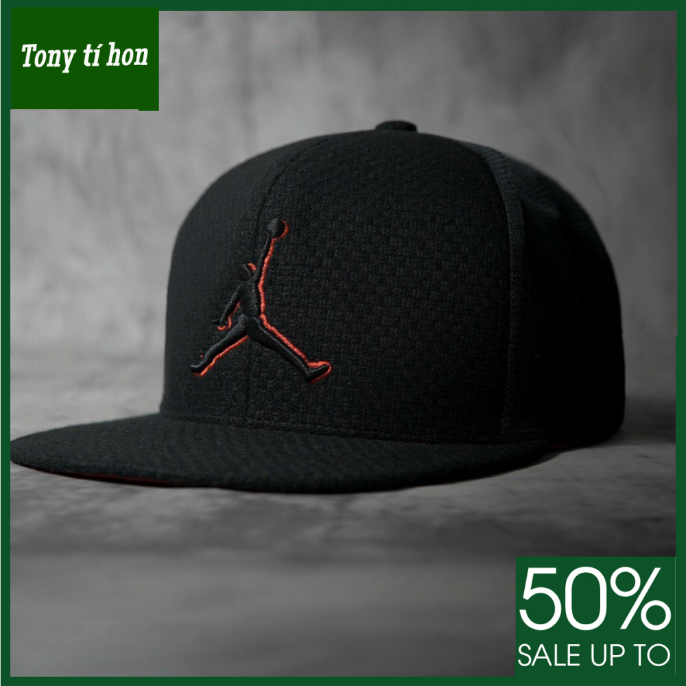 [ Miễn ship / giảm giá ] MŨ NÓN LƯỠI TRAI NAM NỮ SNAPBACK VÀNH PHẲNG JD CÁ TÍNH - xanh đen