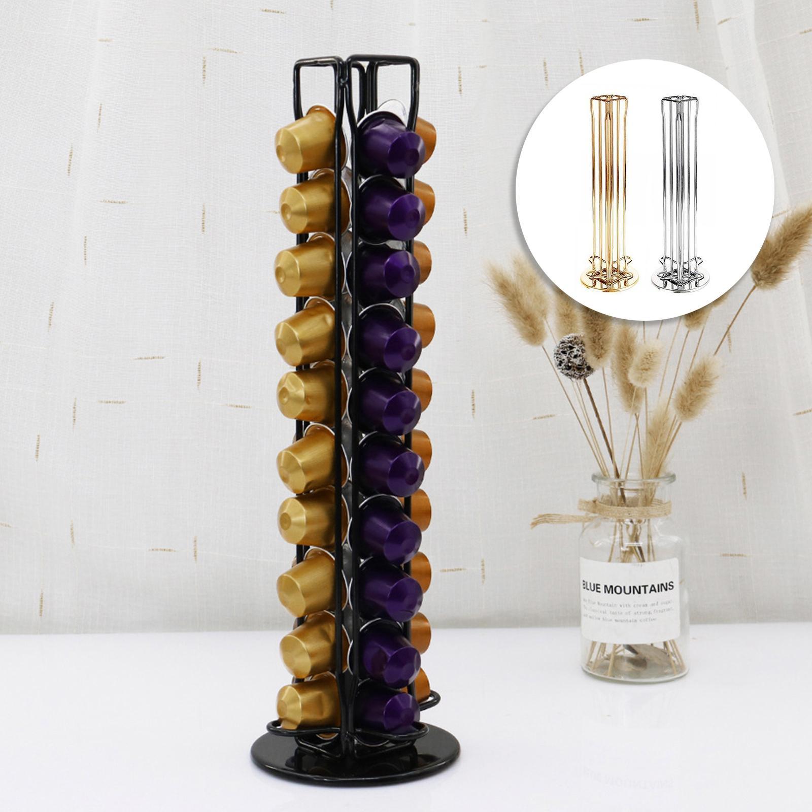 2x Iron Wire Coffee Pod Rack Tower for  Coffee Bar 40