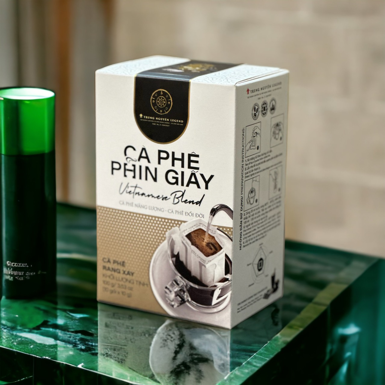 Cà phê Phin Giấy Trung Nguyên Vietnamese Blend( Hộp 10 Gói)