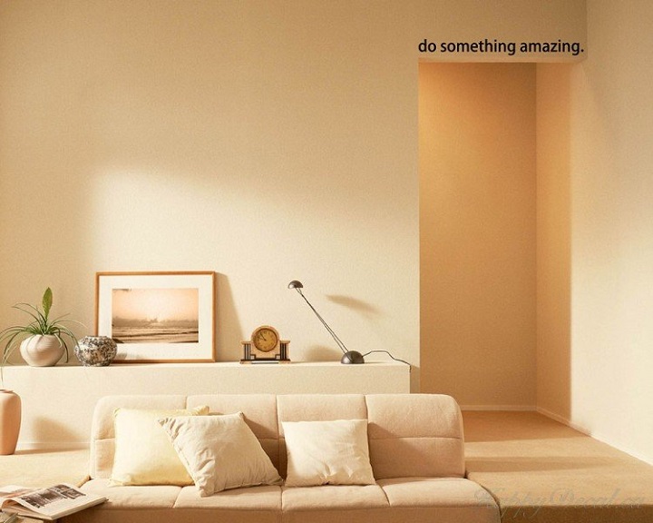 Decal dán tường chữ truyền cảm hứng tích cực "do something amazing"