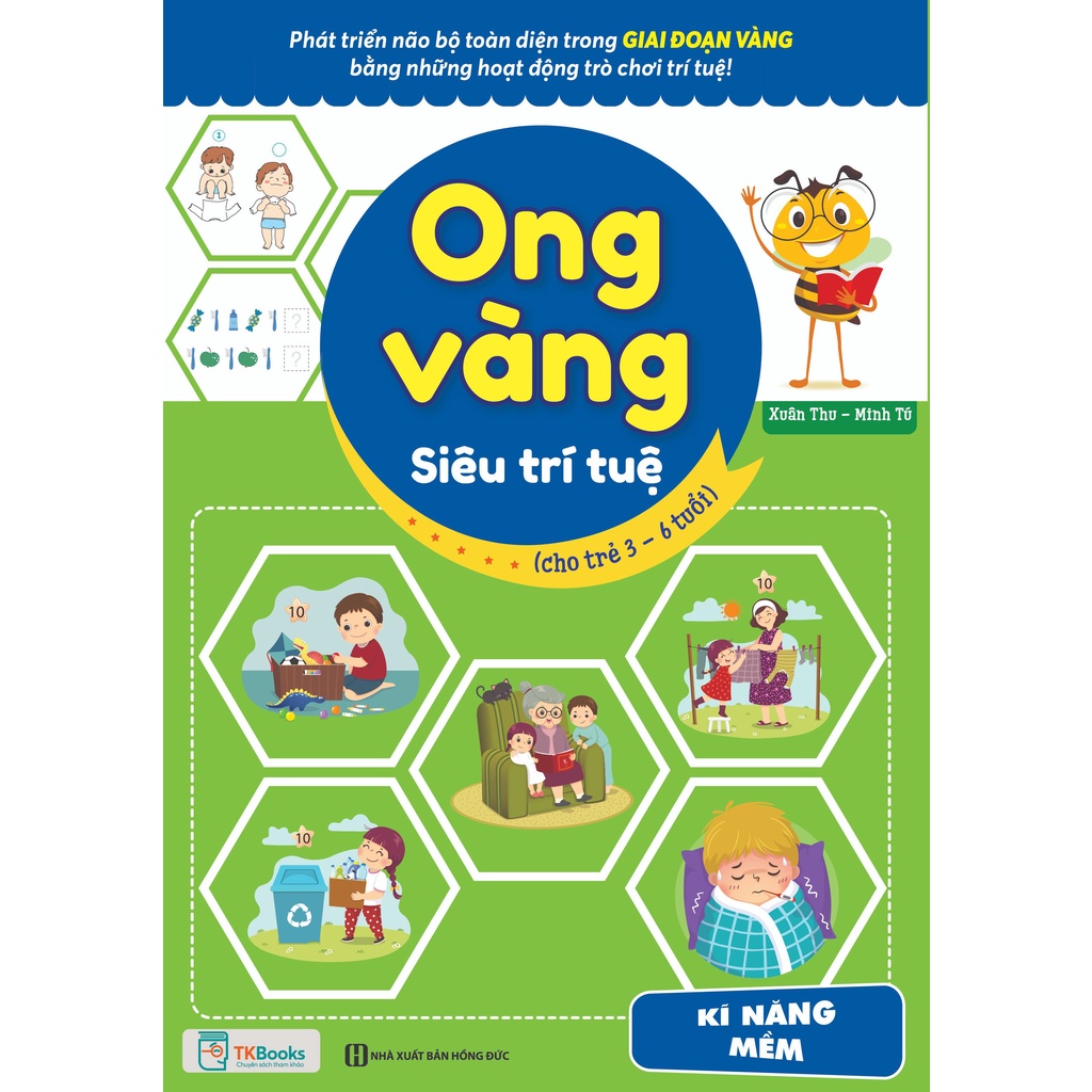 Combo Ong vàng siêu trí tuệ cho trẻ 3-6 tuổi