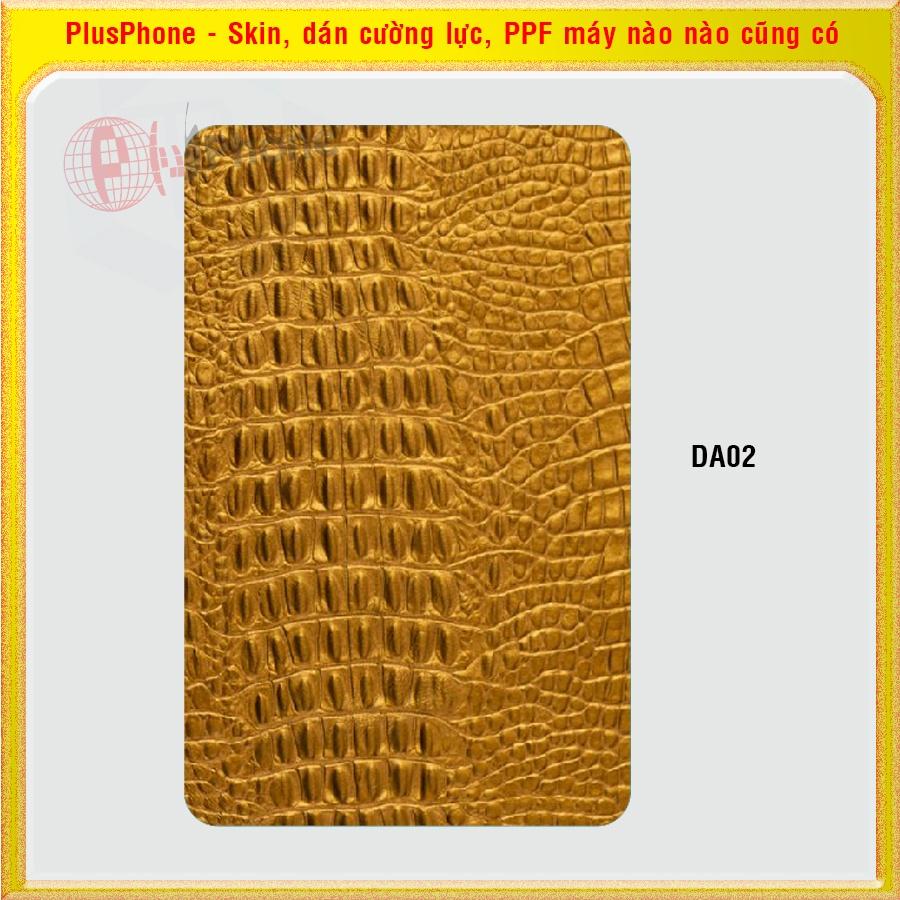 Dán Skin cho mặt sau Nokia T20 10.4 inch vân da cá sấu, da báo
