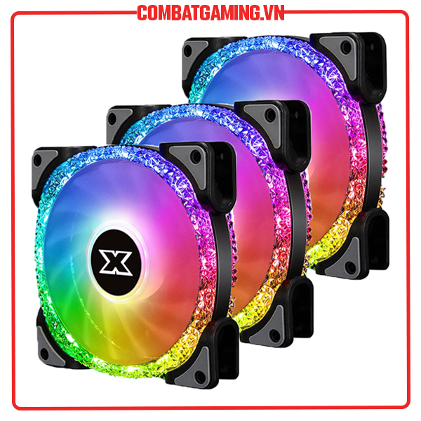 Bộ 3 FAN Xigmatek Galaxy III Royal BR120 ARGB - Hàng Chính Hãng