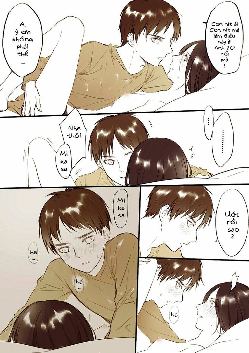 tấn công người khổng lồ - doujinshi our night chapter 3 9