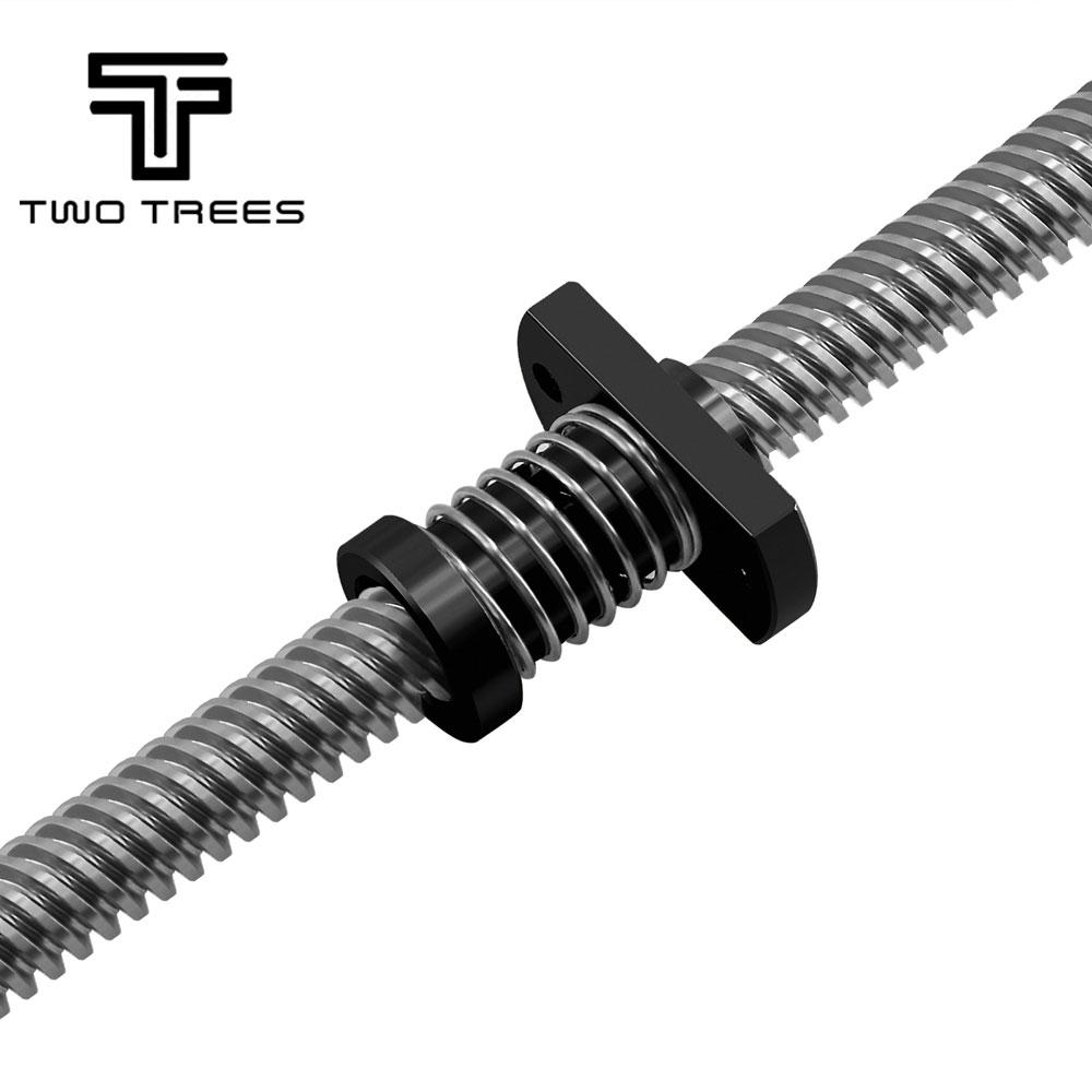 T8 chống lưng bằng đồng thau vít/đai ốc POM được sử dụng để nâng cấp Ender 3 CR-10/Tornado/Clone 3D Máy in phần chống lại Nut Spring Spring Nut