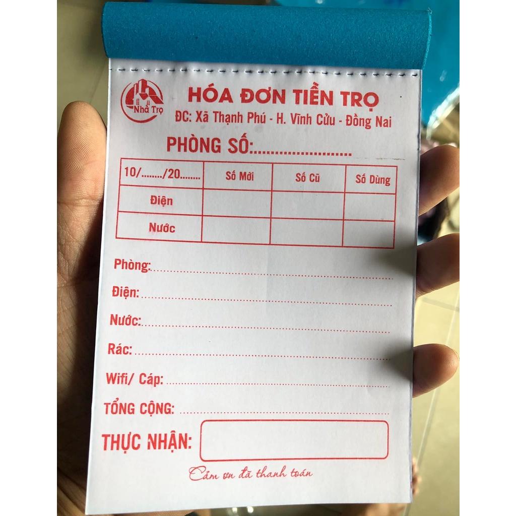 HÓA ĐƠN THU TIỀN TRỌ