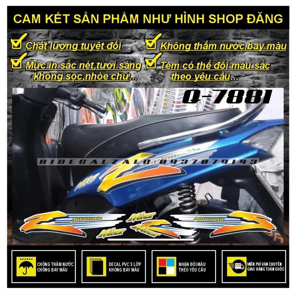TEM RỜI MIO NHỎ ĐỜI ĐẦU MẪU CHỮ Z - BI DECAL