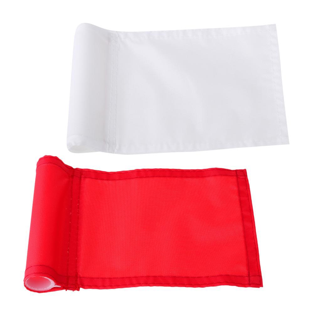 2x Practice Putting Green Golf Flag Garden Solid Golf Target Aids