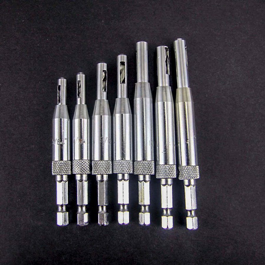 Bộ 7 mũi khoan bản lề tự định tâm 2-6.3mm