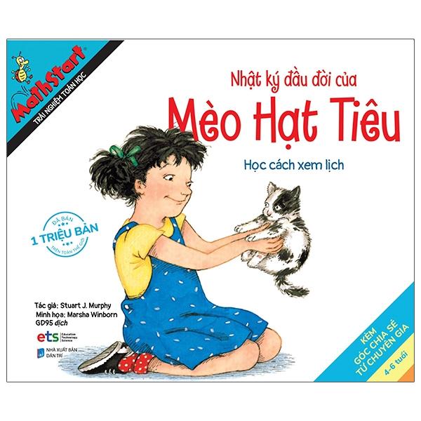 Sách Mathstart Trải Nghiệm Toán Học Nhật Ký Đầu Đời Của Mèo Hạt Tiêu