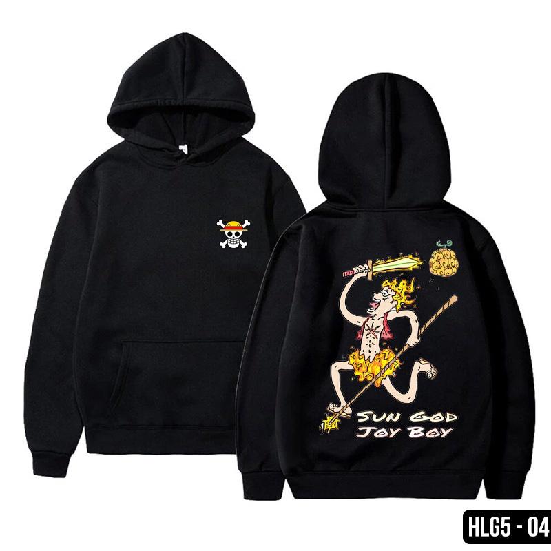 HOT Áo hoodie one piece, áo khoác áo hoodie onepiece in hình luffy gear 5 mẫu mới cực ngầu - Mẫu 6, Mẫu 6