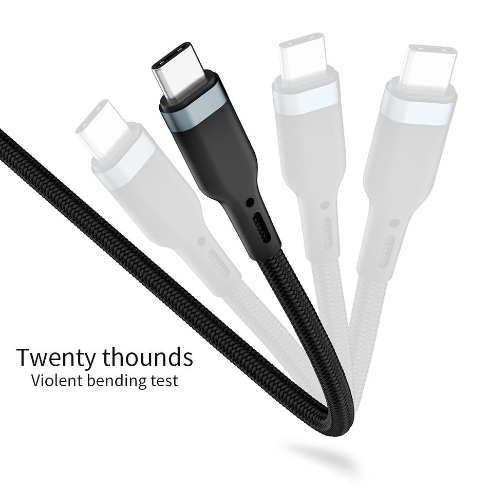 Dây cáp sạc nhanh 60W đa năng 4 in 1 USB C + USB A ra đầu sạc Type C + sạc Light cho iPhone iPad hiệu WIWU PT06 - Hàng nhập khẩu