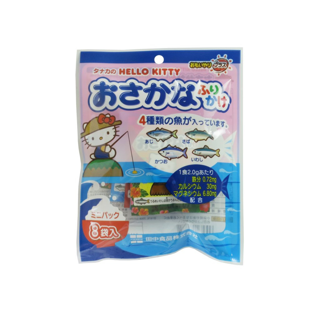 Gia vị rắc cơm 4 loại cá Tanaka 16g (2g x 8 gói)