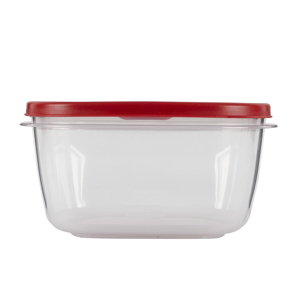 Hộp nhựa đựng thực phẩm nắp đỏ Rubbermaid USA size 3.3L