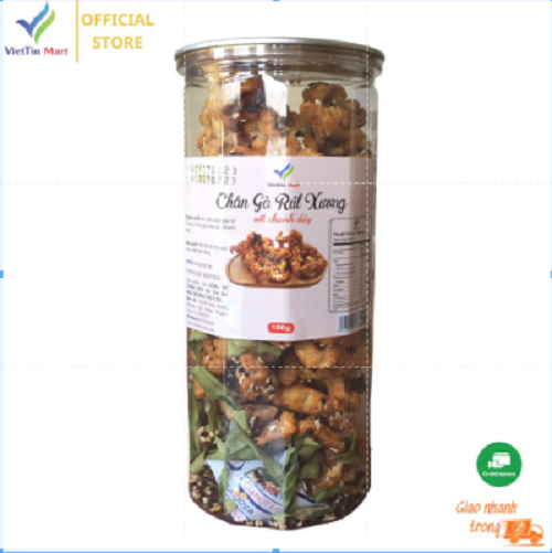 Chân Gà Rút Xương Sấy Giòn Sốt Chanh Dây VIETTINMART 200G