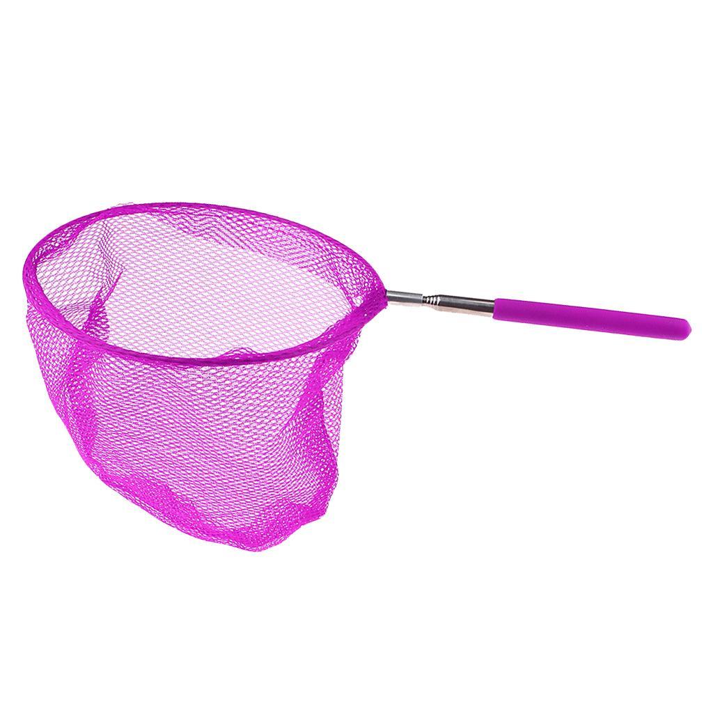 Set Of 3 Kids Telescopic Butterfly Fishing Net Extendable For Catching Fish