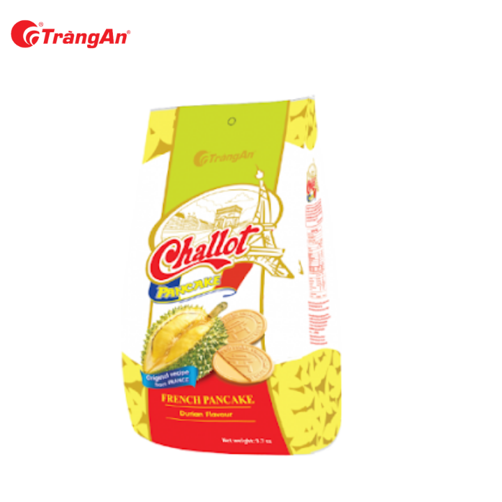 Thùng 20 Gói Bánh Cookie Challot Giòn Xốp Vị Sầu Riêng 275g