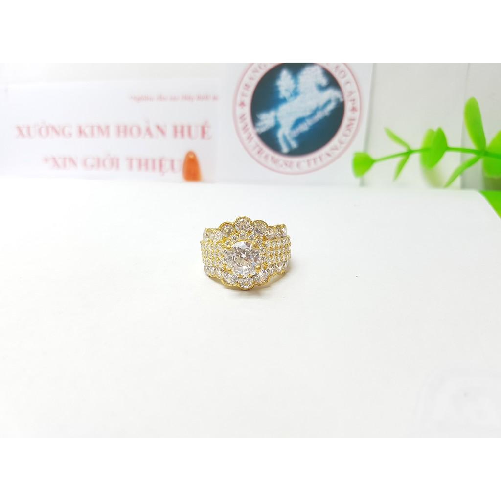 Nhẫn Đính Xoàn Trắng Vĩnh Cữu- Không Phai Màu
