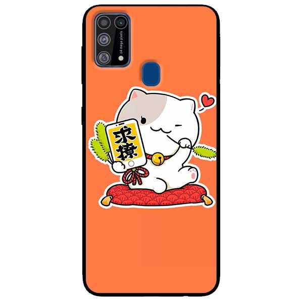 Ốp lưng dành cho Samsung Galaxy M31 mẫu Mèo Vui Vẻ