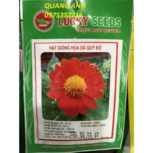 HẠT GIỐNG HOA DÃ QUỲ ĐỎ - gói 50 hạt