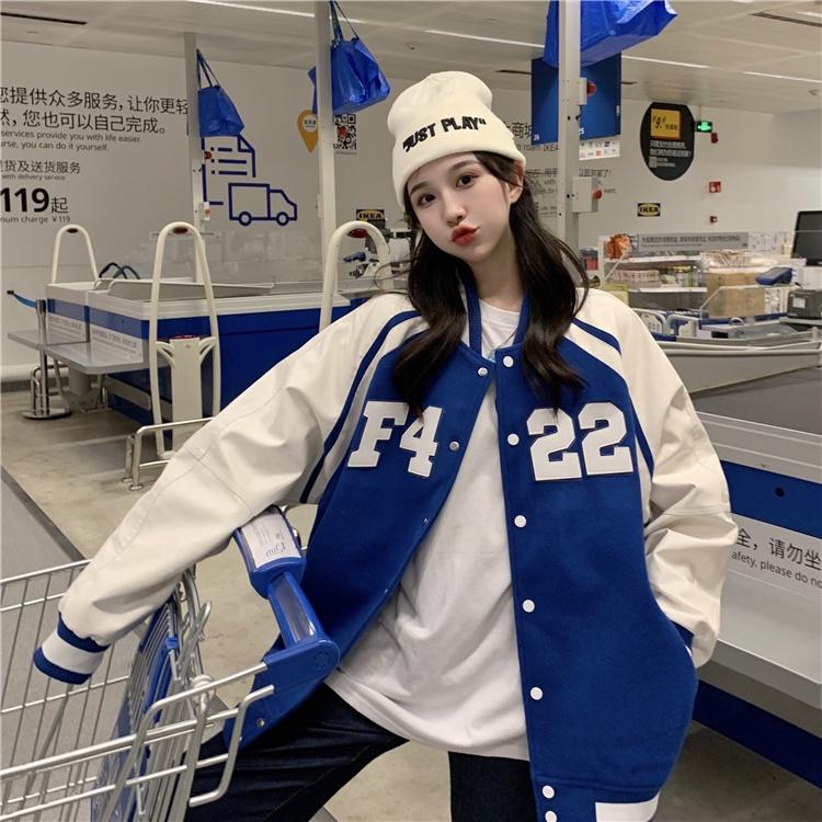 Áo khoác bóng chày bomber oversize unisex ulzzang nam nữ khoác thể thao mới 2021 jacket xanh hồng form rộng