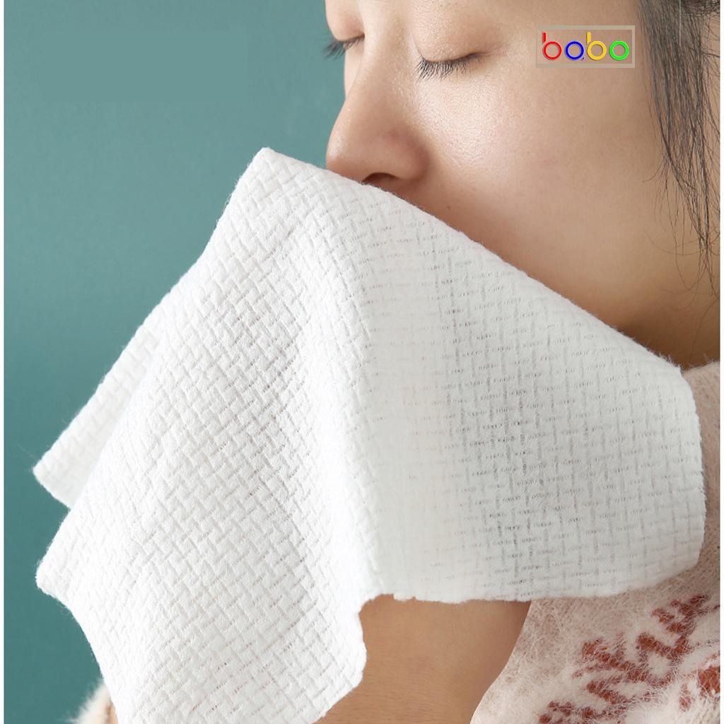 Khăn nén du lịch bỏ túi hình viên kẹo lau mặt đa năng cao cấp hàn quốc gói 20 viên dày cotton dùng một lần babo (TC18)