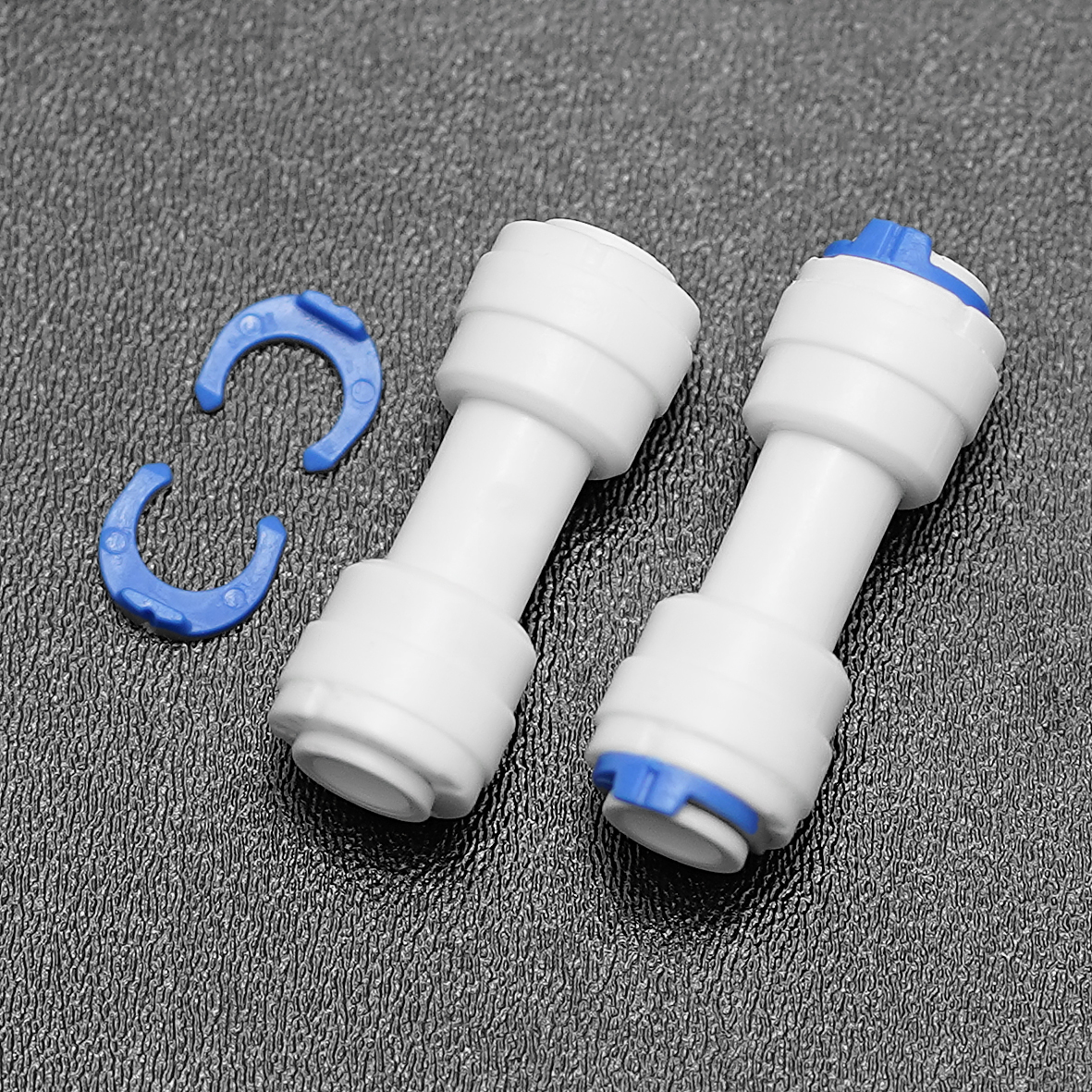 Bộ 2 co cút, tê, nối 2 đầu dây - nối nhanh – linh kiện máy lọc nước, phun sương, lắp dàn tưới cây, bể thủy sinh, cá cảnh, bán cạn