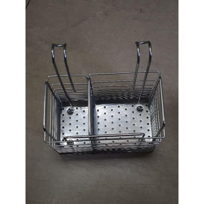 Ống đựng đũa đôi inox 304