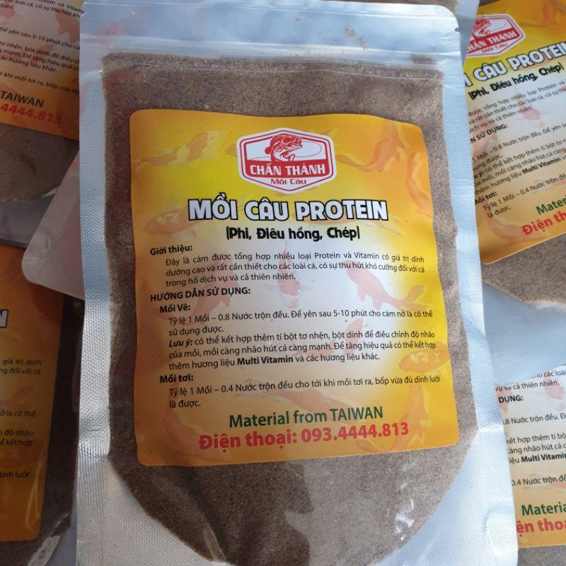 1 gói Mồi câu Protein / Mồi câu Chấn Thành : chuyên phi , điêu hồng , chép