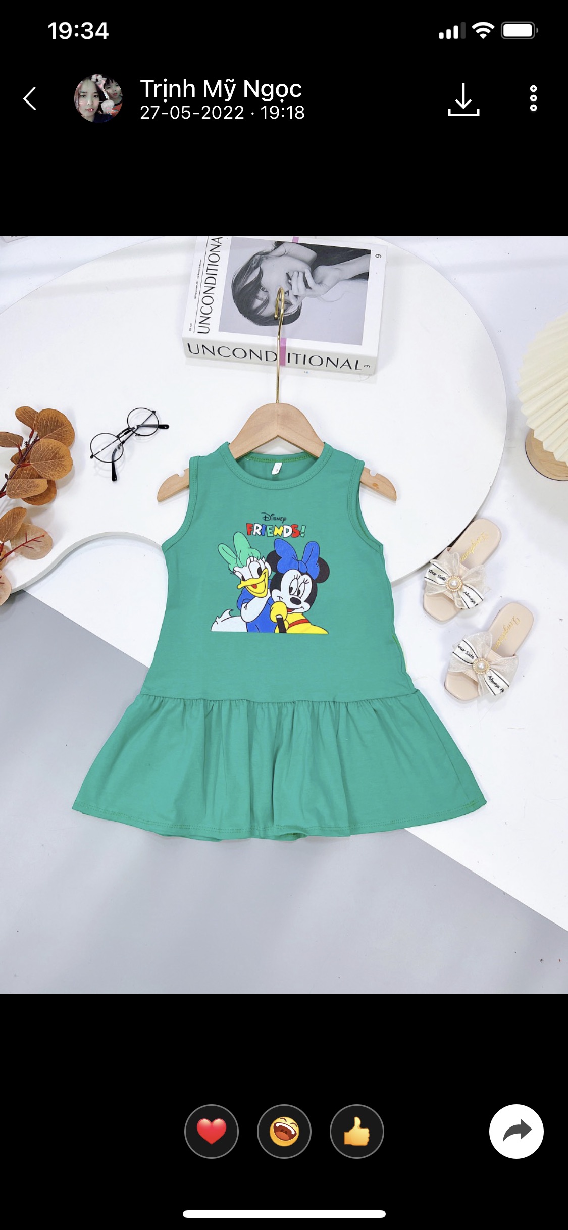 Váy mikey cho gái iu sẵn sàng ạ