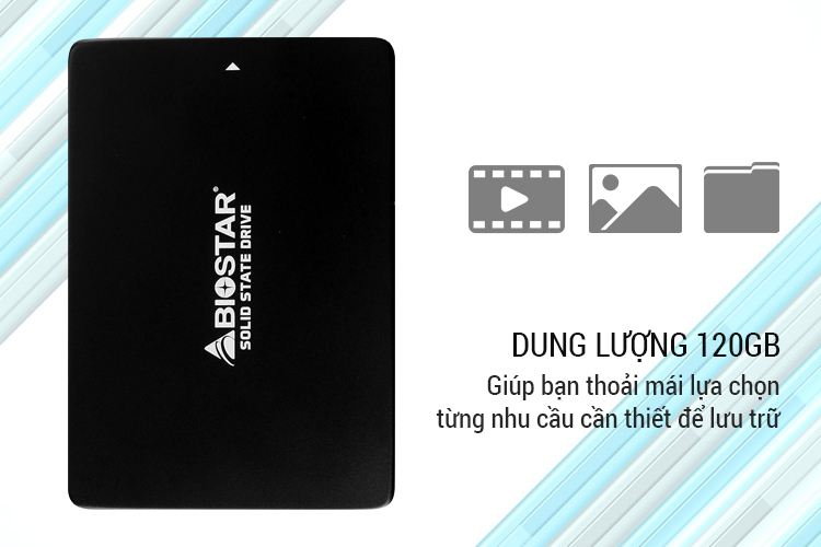 Ổ cứng SSD Biostar 120GB S100-SM120S2E31 - Hàng chính hãng