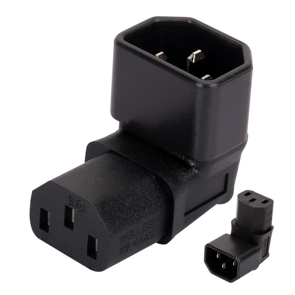 3xIEC320-C14 to C13 Type Transfer Plug Electrical Socket Converter Plug