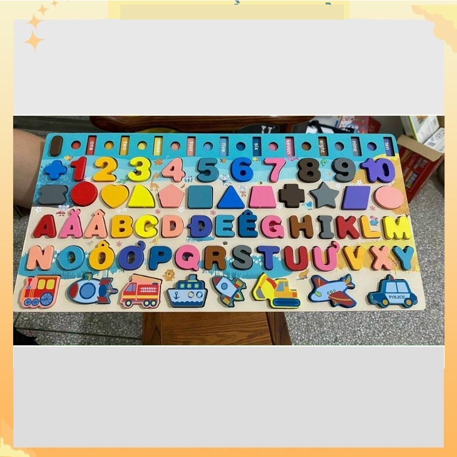 Bộ đồ chơi câu cá gỗ 6in1 cho bé