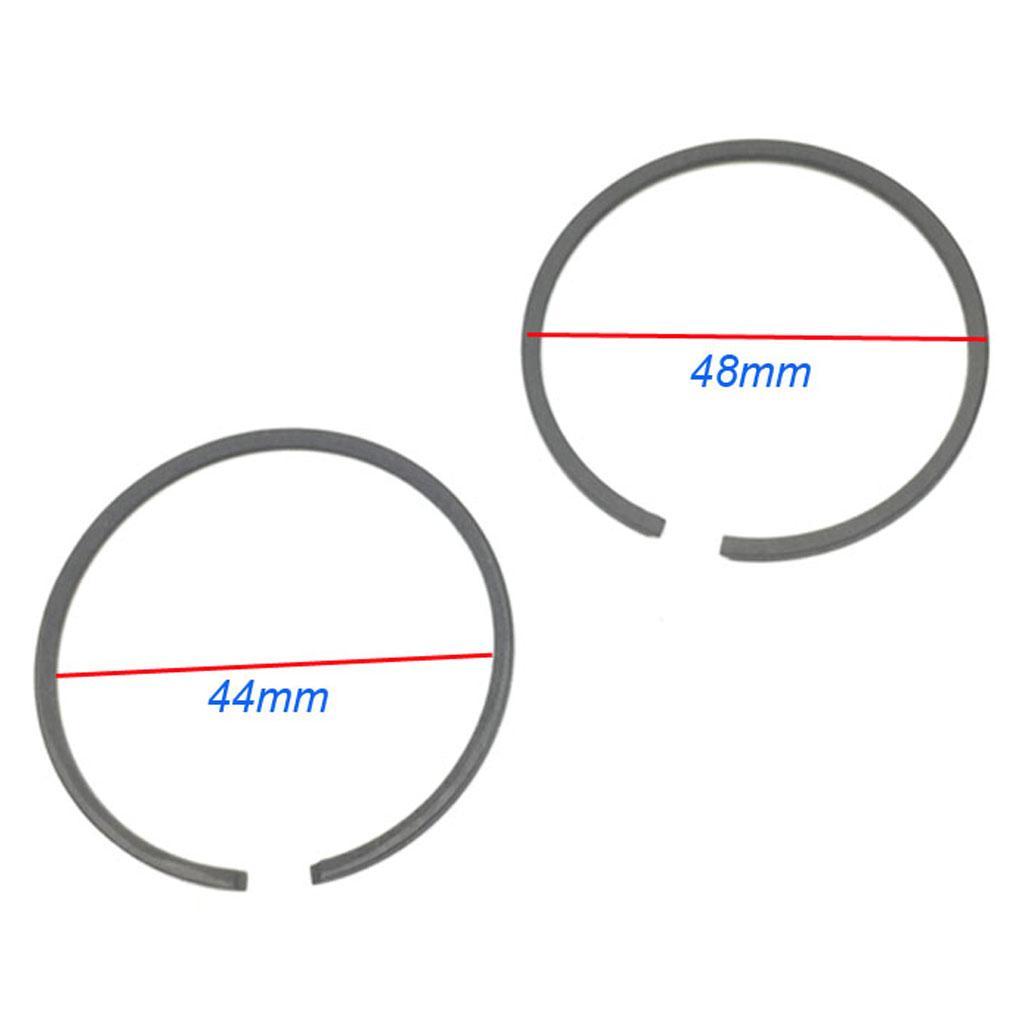 4 Pieces 47mm Piston Rings for 80cc 2-Stroke Engine Motorised