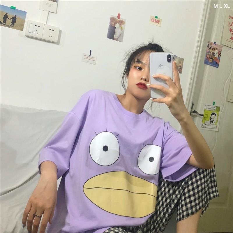 Áo Thun Tay Lỡ Form Rộng MẮT MÔI VỊT Unisex
