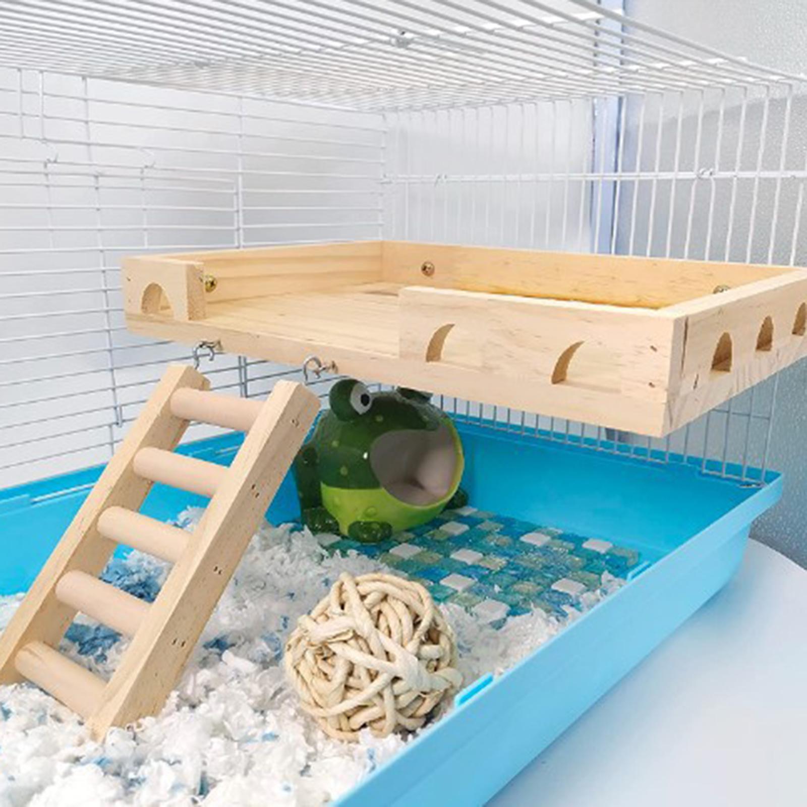 Hamster Wooden Ladder Toy Simple Installation Hamster Toys Wooden Ladder Toy