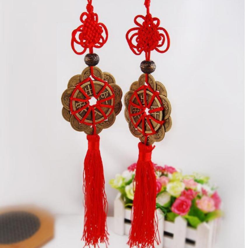 Tiền Xu Mai Hoa 10 Cánh Rời -Mai Hoa Thập Toàn Treo Xe Oto 206230