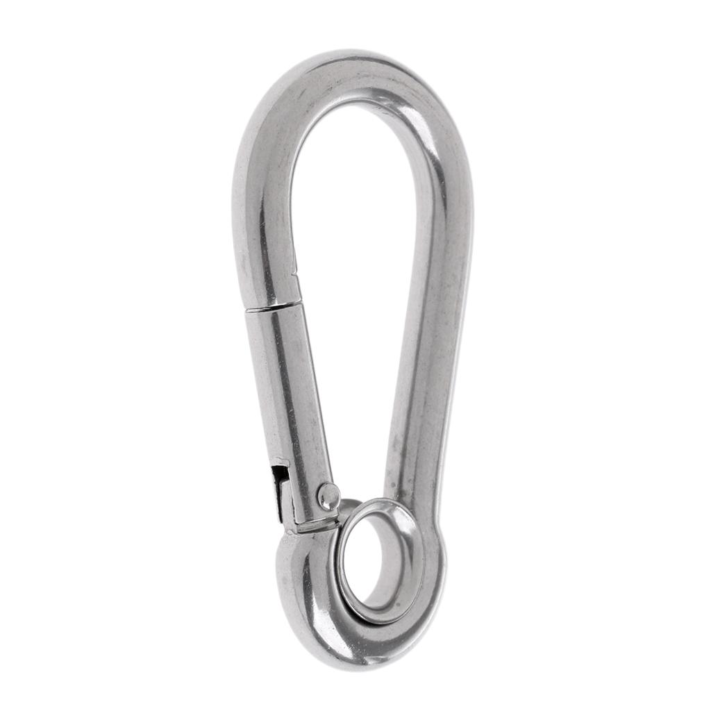 Carabiner Leo Núi Thép Không Gỉ Với Mắt để Leo Núi / đi Bộ