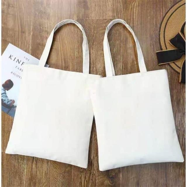 TÚI TOTE VẢI CANVAS MÀU TRƠN