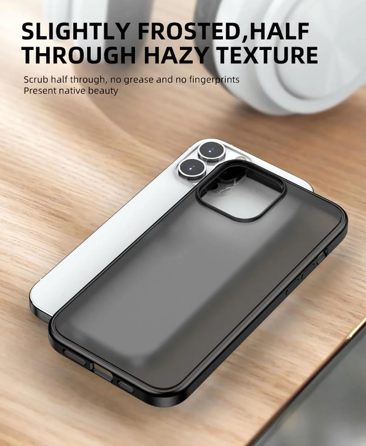 Ốp lưng nhám chống sốc viền silicon cho iPhone 14 Pro (6.1 inch) hiệu X-Level Frosted Sand Case mặt lưng nhám mờ, gờ bảo vệ Camera - hàng nhập khẩu