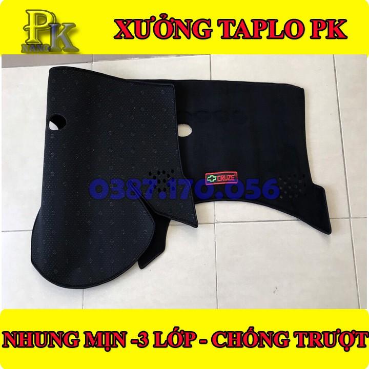 THẢM CHỐNG NÓNG TAPLO NHUNG MỊN 3 LỚP XE CHEVROLET CRUZE– CHUẨN FORM