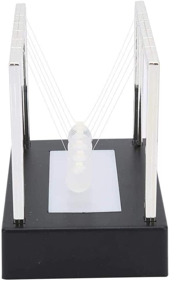 Bóng cân bằng nôi Newton cổ điển Đèn LED Con lắc nhẹ Bóng cân bằng kim loại