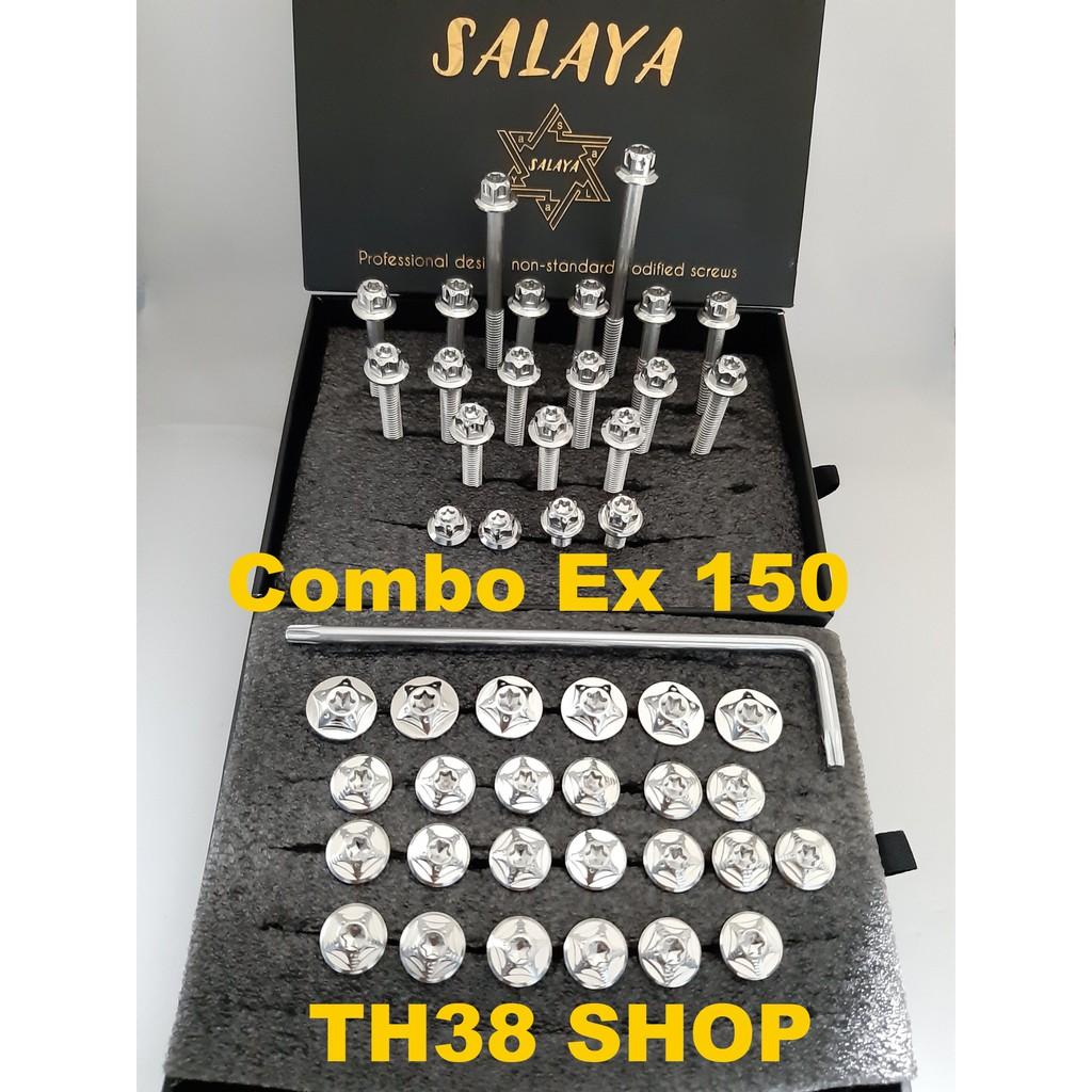 combo salaya ốc lốc máy và ốc áo ex 150